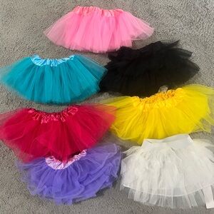 Baby Girl Tutu 0-3 Months Bundle- 7 Tutus $28
